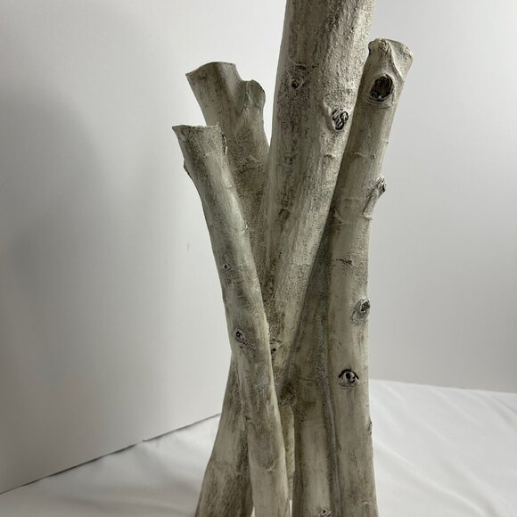 18 in Standing Faux Birchwood Decor - Picture 2 of 6